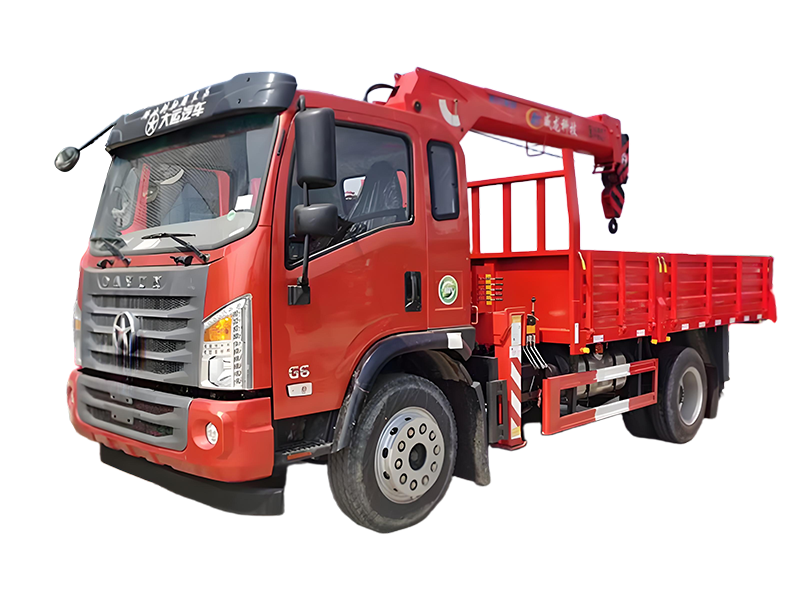 Dayun Flatbed Truck Crane 5ton Truck Mounted Crane Telescopic Boom