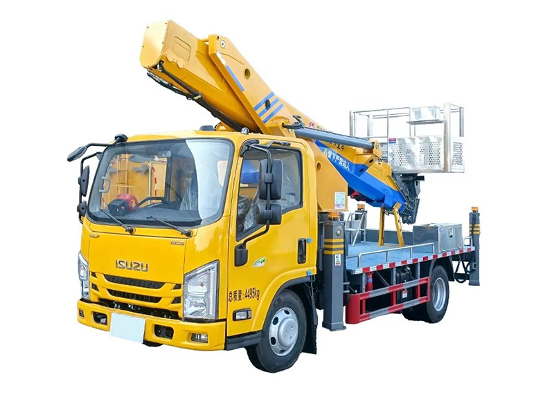 1SUZU Customized 25m Telescopic Boom Straight Arm Aerial Lift Truck High Altitude Operation Aerial W