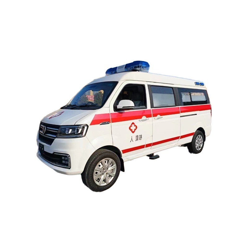 New Condition Jinbei Hiace 1.5L Diesel Fuel Ambulance Rescue Van Truck for Hospital Patient Transfer