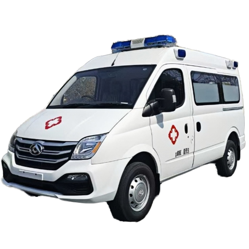 Maxus V80 New Diesel Manual Transmission Ambulance 120 Patient Transfer Vehicle for Town Health Cent