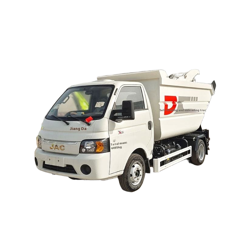 Jac 4.5 Blue Brand High-Capacity Manual Diesel Engine 4x2 Rear Loader Garbage Truck for Garbage Coll