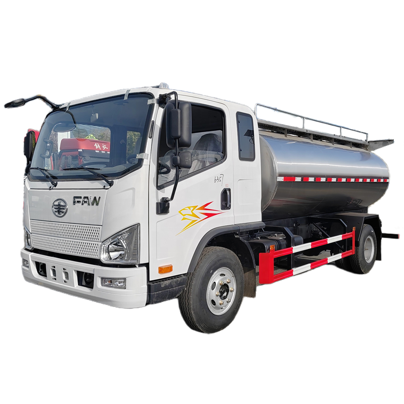 Brand New FAW 4X2 Milk Truck 10000L Milk Tanker Truck 10m³ Fresh Milk Transfer Truck Price