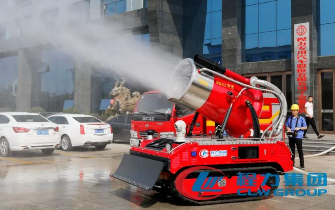 Intelligent Manufacturing | CLW RXR-YM60000D Tracked Smoke Exhaust and Firefighting Robot Officially