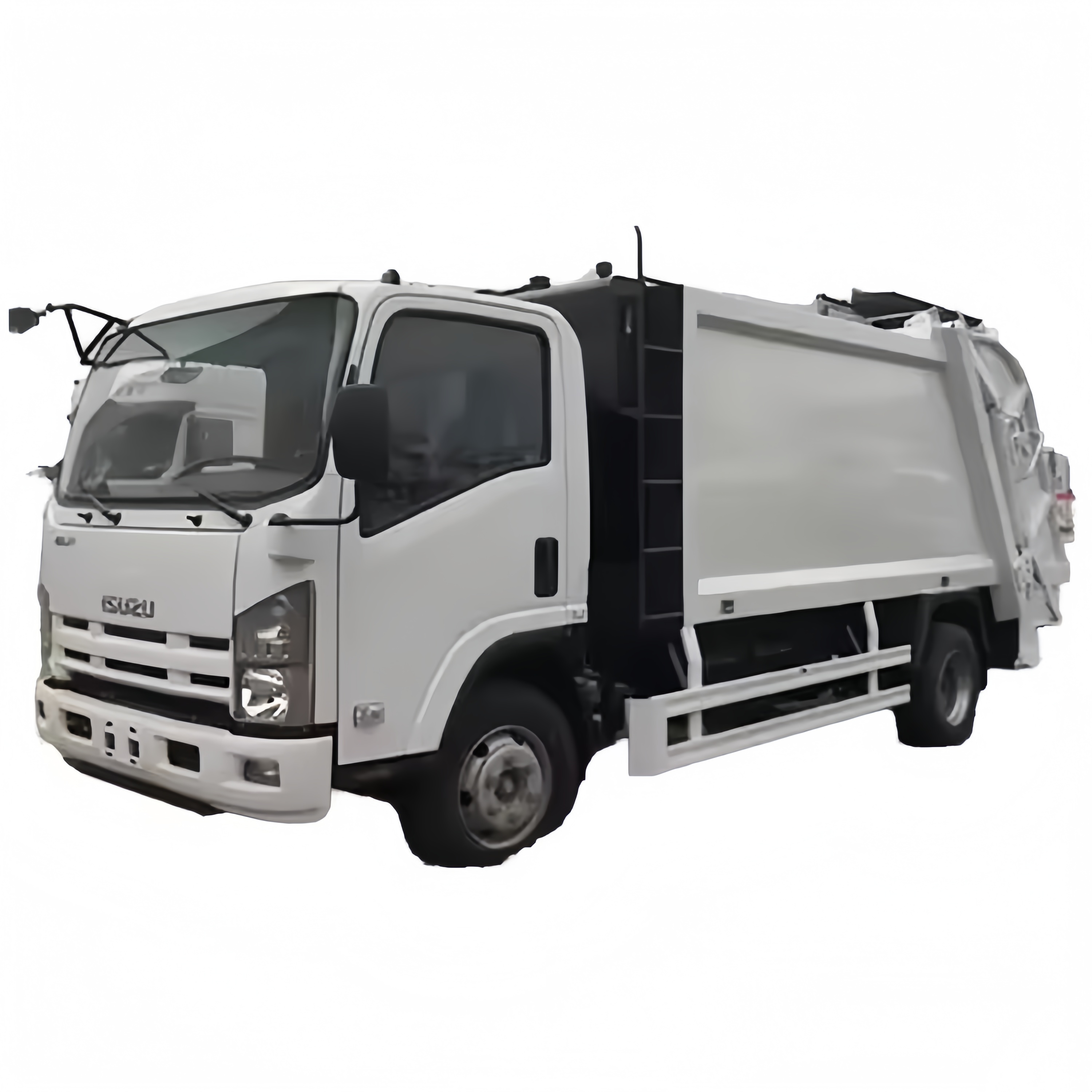 Powerful Isuzu 8 Cubic Meters Garbage Truck with Compaction Container for Global Waste Solutions