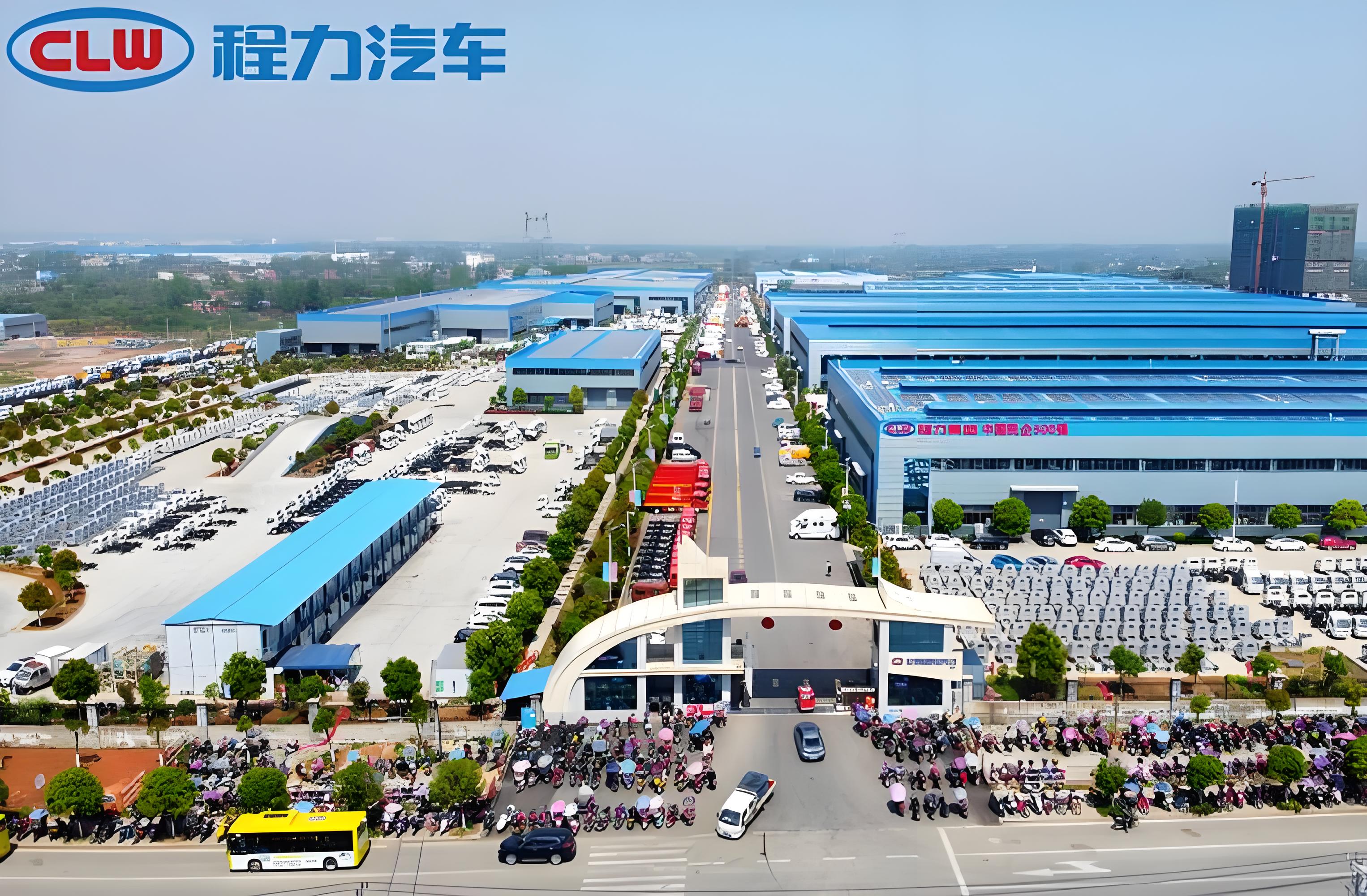 Spectacular Drone View of CLW Group Factory: China’s Leading Special Purpose Truck Manufacturer