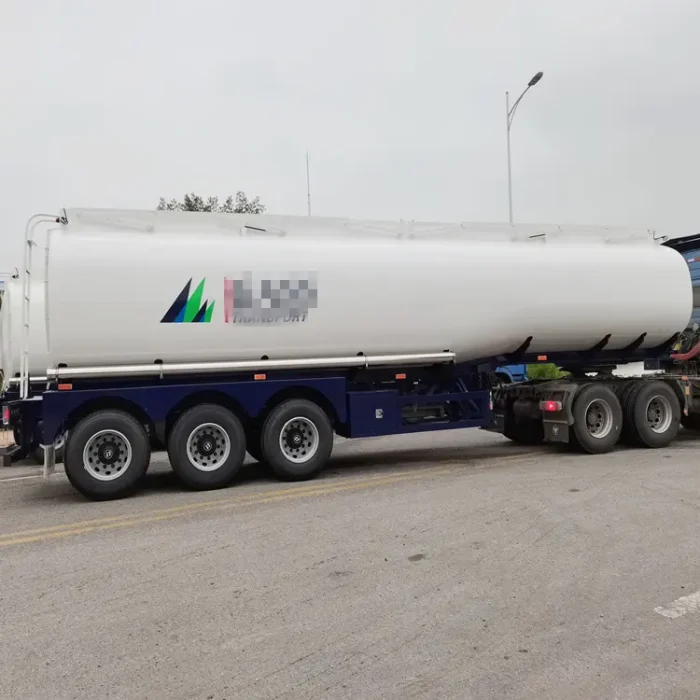 3 Axle 46cbm 46000liter Good Quality Carbon Steel Tank Trailer - Image 3