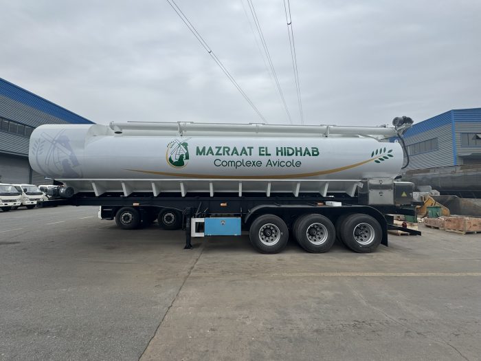 Bulk Feed Transport Vehicle Bulk Feed Transport Semi-trailer