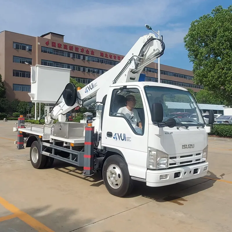 ISUZU 26Meters Telescopic Boom High Operation Aerial Bucket Truck
