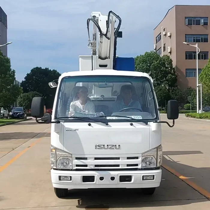 ISUZU 26Meters Telescopic Boom High Operation Aerial Bucket Truck - Image 2
