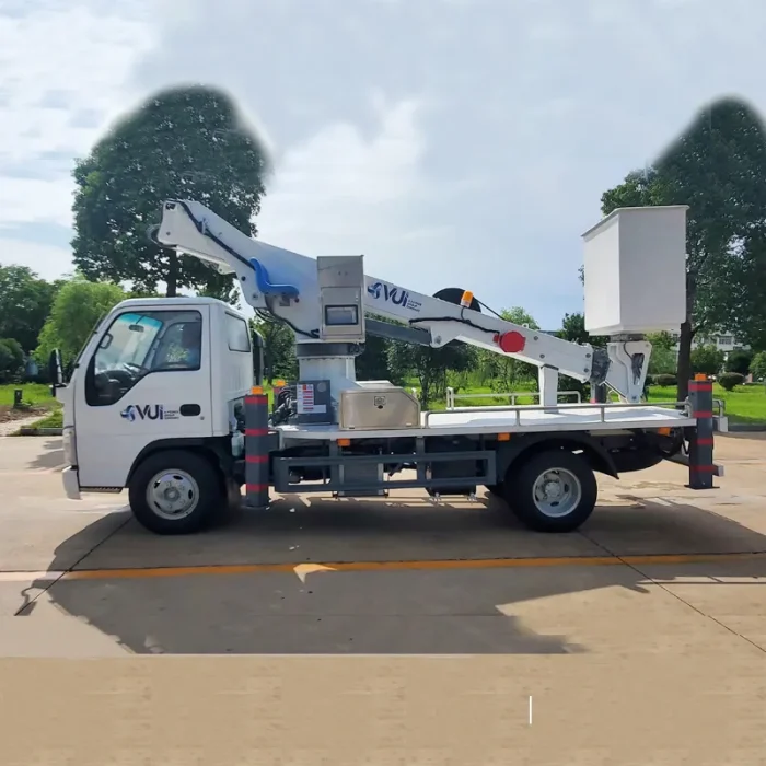 ISUZU 26Meters Telescopic Boom High Operation Aerial Bucket Truck - Image 3