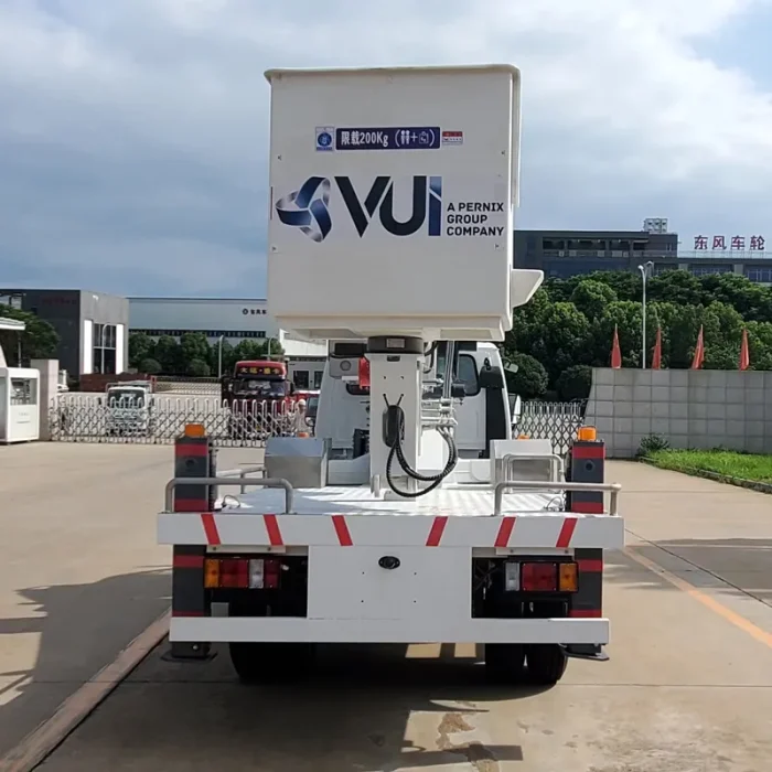 ISUZU 26Meters Telescopic Boom High Operation Aerial Bucket Truck - Image 4