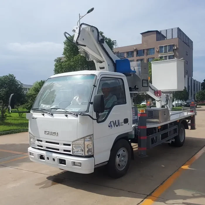 ISUZU 26Meters Telescopic Boom High Operation Aerial Bucket Truck - Image 5