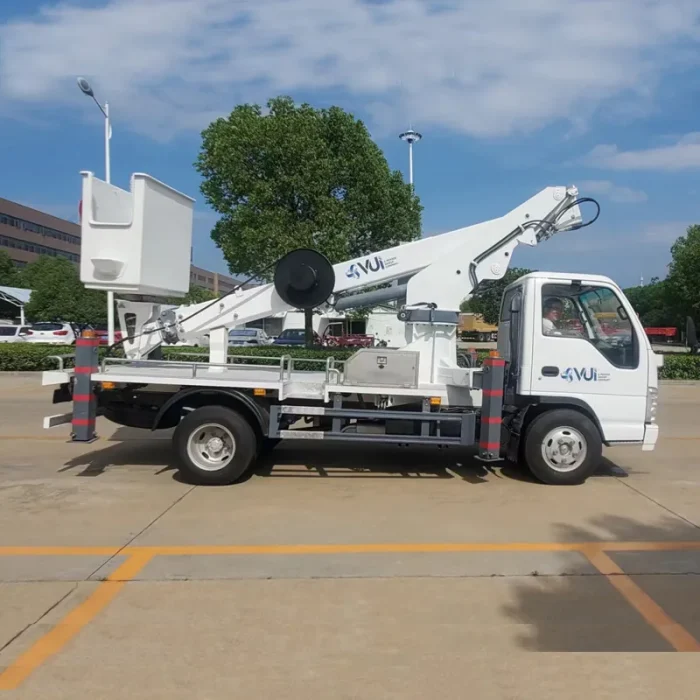ISUZU 26Meters Telescopic Boom High Operation Aerial Bucket Truck - Image 6