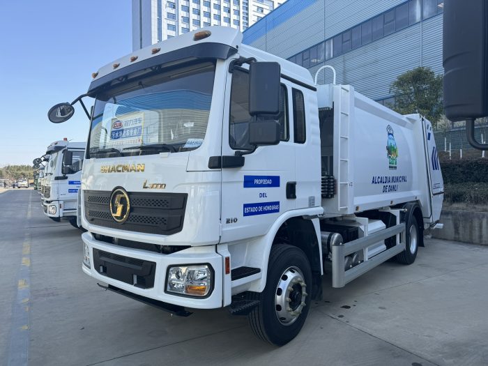 SHACMAN 4X2 8000liters 6tons 8cbm Compactor Garbage Truck