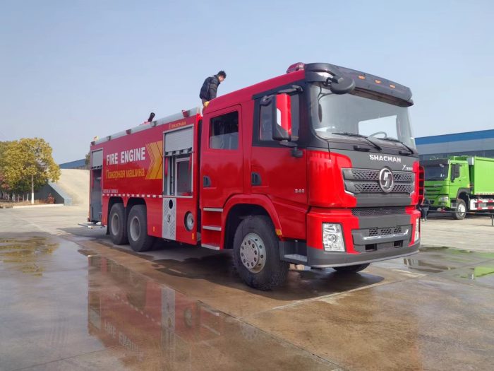 SHACMAN 6X4 10 Ton Water Foam Fire Truck