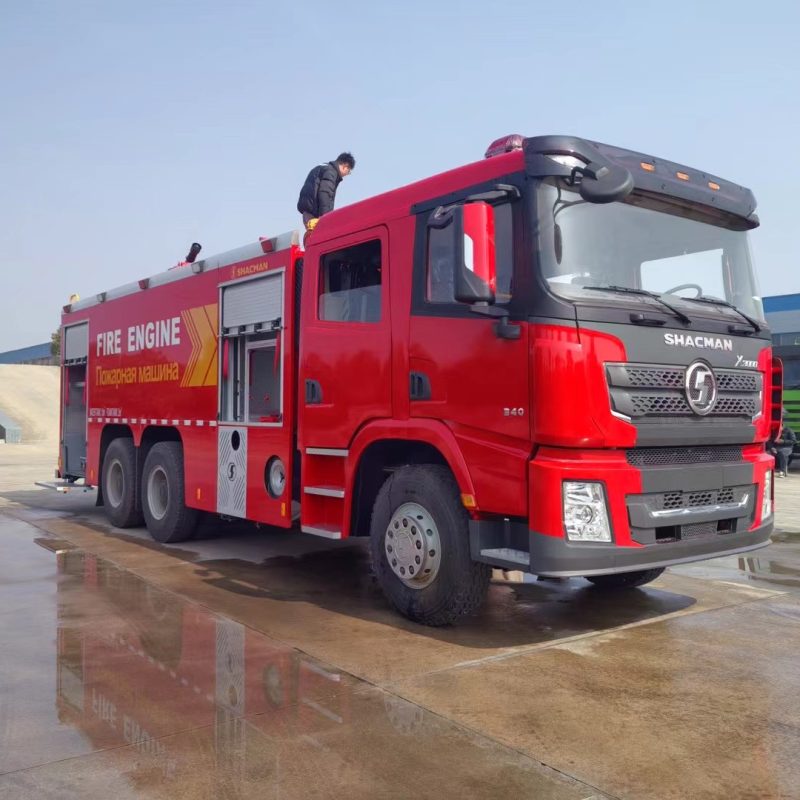 SHACMAN 6X4 10 Ton Water Foam Fire Truck
