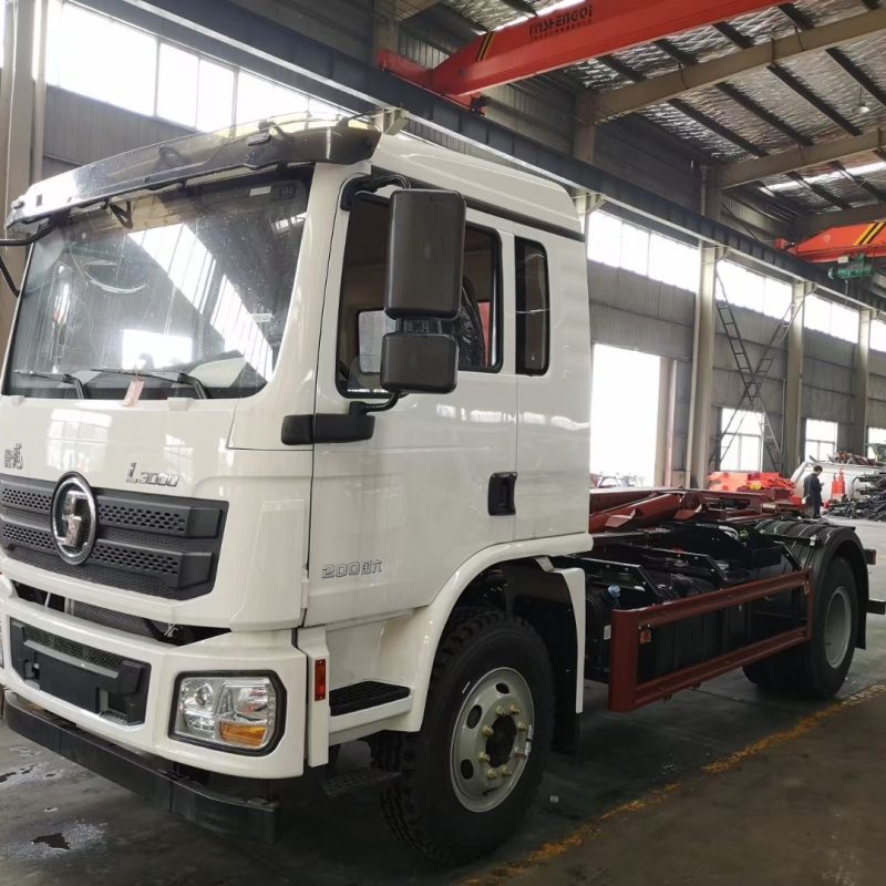 Hook arm Garbage truck